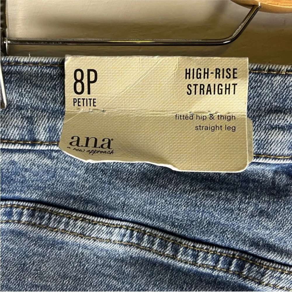a.n.a High Rise Straight Leg Jeans
